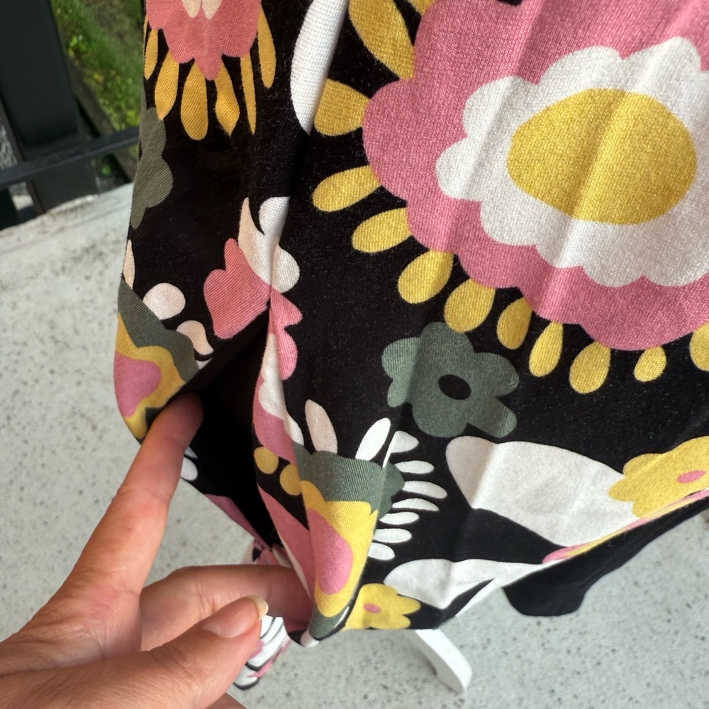 Boden Floral Puff Sleeve Dress Size 8 - Picture 5 of 13
